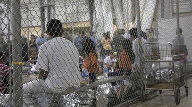 his US Customs and Border Protection photo obtained June 18, 2018, shows intake of illegal border crossers by US Border Patrol agents at the Central Processing Center in McAllen, Texas on May 23, 2018. (Photo used for representative purposes only) (AFP File Photo) his US Customs and Border Protection photo obtained June 18, 2018, shows intake of illegal border crossers by US Border Patrol agents at the Central Processing Center in McAllen, Texas on May 23, 2018. (Photo used for representative purposes only) (AFP File Photo)