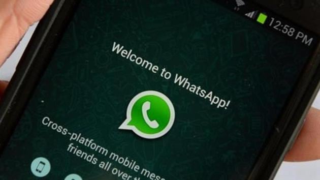 Logo of WhatsApp, the popular messaging service bought by Facebook for USD $19 billion, seen on a smartphone February 20, 2014 in New York.(AFP File Photo)