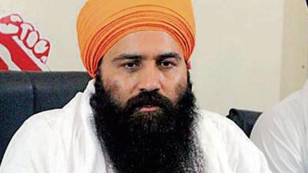 Sikh preacher Baljit Singh Daduwal during a press conference in Bathinda on Wednesday.(HT Photo)