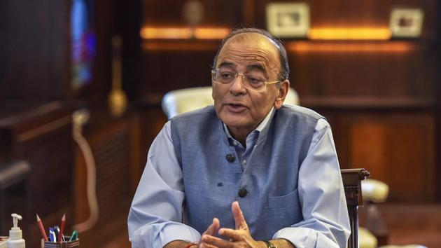 Finance minister Arun Jaitley at his office. (PTI Photo) Finance minister Arun Jaitley at his office. (PTI Photo)