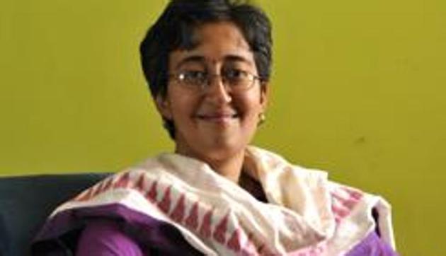 File photo of Aam Admi Party leader Atishi Marlena who has decided to drop her last name , in all party records and campaign materials. (Saumya Khandelwal/ HT File Photo) File photo of Aam Admi Party leader Atishi Marlena who has decided to drop her last name , in all party records and campaign materials. (Saumya Khandelwal/ HT File Photo)