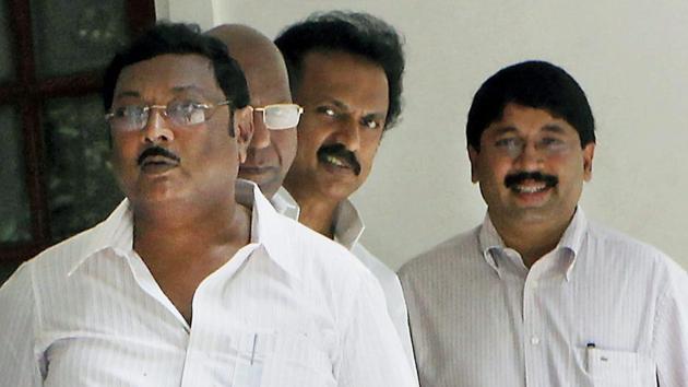 MK Azhagiri, the elder son of late DMK chief M Karunandihi, on Thursday said he was ready to return to the party but his younger brother, MK Stalin, stood in the way. Azhagiri, a former minister in the UPA government, was expelled from the party ahead of the 2014 Lok Sabha elections after differences with his father in an apparent turf war with Stalin. Stalin was made DMK president on Tuesday. (R Senthil Kumar / PTI File) 