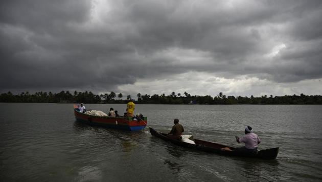 Flood-affected people who had taken refuge in relief camps return to their houses in boats in Kuttanad, Alappuzha, in Kerala. (AP File Photo) Flood-affected people who had taken refuge in relief camps return to their houses in boats in Kuttanad, Alappuzha, in Kerala. (AP File Photo)