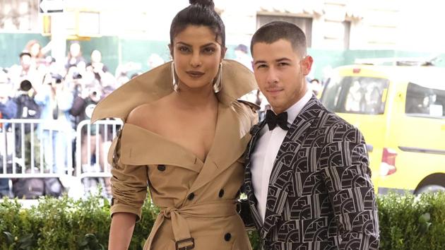 Priyanka Chopra, left, and Nick Jonas attend The Metropolitan Museum of Art's Costume Institute benefit gala celebrating the opening of the Rei Kawakubo/Comme des Garçons: Art of the In-Between exhibition in New York. (Charles Sykes/Invision/AP) Priyanka Chopra, left, and Nick Jonas attend The Metropolitan Museum of Art's Costume Institute benefit gala celebrating the opening of the Rei Kawakubo/Comme des Garçons: Art of the In-Between exhibition in New York. (Charles Sykes/Invision/AP)