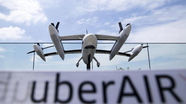 Uber on Thursday selected India as one of the first five shortlisted finalist countries that could be home to the first international Uber Air City within the next five years at the first “Uber Elevate Asia Pacific Expo” in Tokyo, Japan. (Tomohiro Ohsumi / Bloomberg) 