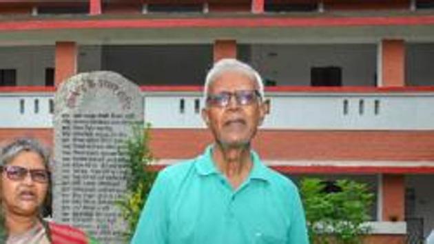 Civil rights activist Father Stan Swami with other social activists after Maharashtra Police conducted a raid at his residence in connection with Bhima-Koregaon violence, in Namkum near Ranchi. (PTI File Photo) Civil rights activist Father Stan Swami with other social activists after Maharashtra Police conducted a raid at his residence in connection with Bhima-Koregaon violence, in Namkum near Ranchi. (PTI File Photo)