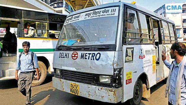 With an average frequency of around five minutes, the proposed feeder buses were supposed to have inbuilt GPS and CCTV cameras. (HT File Photo) With an average frequency of around five minutes, the proposed feeder buses were supposed to have inbuilt GPS and CCTV cameras. (HT File Photo)