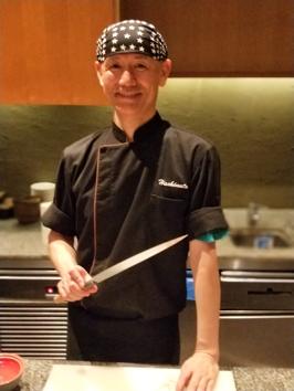 At the Westin Gurgaon their Asian restaurant Eest serves an Omakase Japanese dinner prepared by a Japanese chef from Kyoto