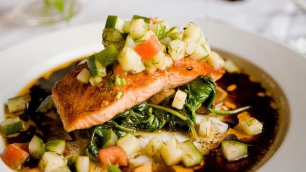 Salmon: Oily fish like sardine and salmon are loaded with calcium. They are also good sources of protein and omega-3 fatty acids, which works wonders for your heart, skin and brain health. (Unsplash) Salmon: Oily fish like sardine and salmon are loaded with calcium. They are also good sources of protein and omega-3 fatty acids, which works wonders for your heart, skin and brain health. (Unsplash)