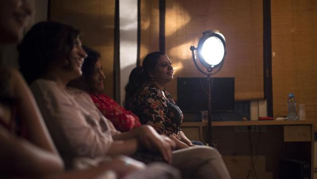 Femapalooza has organised more than 35 shows in different cities over the past three years, providing what Sethi calls a safe and friendly environment for women comics. Rights activists have campaigned for years for greater access to public and performing spaces for women in India. Some have emerged in recent years with women-only shows such as “Leddis Night” by online magazine Ladies Finger and “Disgust Me” by stand-up comedian Sumukhi Suresh. (Noemi Cassanelli / AFP) Femapalooza has organised more than 35 shows in different cities over the past three years, providing what Sethi calls a safe and friendly environment for women comics. Rights activists have campaigned for years for greater access to public and performing spaces for women in India. Some have emerged in recent years with women-only shows such as “Leddis Night” by online magazine Ladies Finger and “Disgust Me” by stand-up comedian Sumukhi Suresh. (Noemi Cassanelli / AFP)