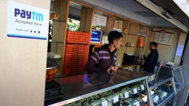 After demonetization, PayTM wallet got a big push.(Deepak Sansta / Hindustan Times) After demonetization, PayTM wallet got a big push.(Deepak Sansta / Hindustan Times)