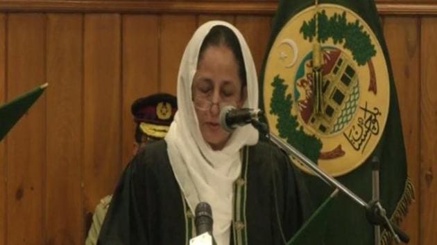 First woman chief outlet justice of high court