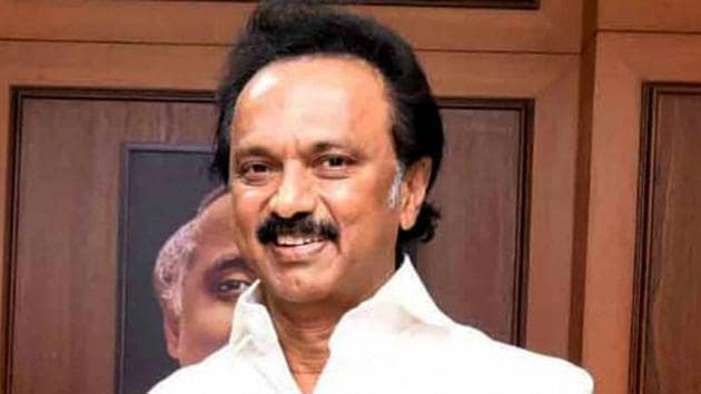 DMK president MK Stalin at Anna Arivalayam, party headquarters in Chennai, on August 26. (PTI Photo) DMK president MK Stalin at Anna Arivalayam, party headquarters in Chennai, on August 26. (PTI Photo)