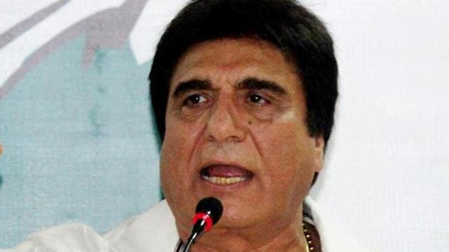 File photo of Uttar Pradesh Congress president Raj Babbar addressing a press conference at the party office in Lucknow. (PTI Photo) File photo of Uttar Pradesh Congress president Raj Babbar addressing a press conference at the party office in Lucknow. (PTI Photo)