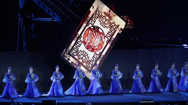A view of a performance. (REUTERS)