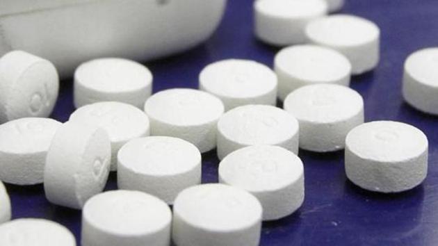 File photo shows OxyContin pills arranged for a photo at a pharmacy. (AP File Photo/Representative image) File photo shows OxyContin pills arranged for a photo at a pharmacy. (AP File Photo/Representative image)