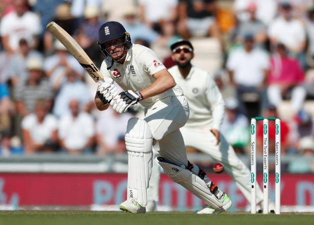 Jos Buttler continued his fine form as he scored a defiant 69 to put England on top (REUTERS) Jos Buttler continued his fine form as he scored a defiant 69 to put England on top (REUTERS)