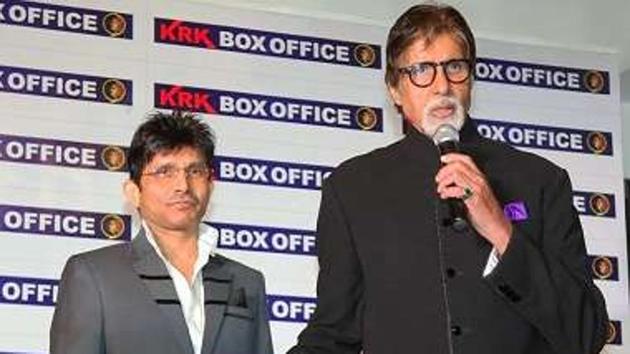 Amitabh Bachchan welcomed Kamaal R Khan back to Twitter. Amitabh Bachchan welcomed Kamaal R Khan back to Twitter.