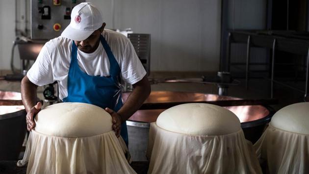 There are an estimated 200,000 Sikhs in Italy, agricultural and dairy workers forming a large part of that number. While official recognition of the religion has been slow, the community has woven itself in to the social fabric. The Reggio Emilia Gurudwara established in 2000, is among the county’s nearly two dozen and among Europe’s most important. (Marco Bertorello / AFP)