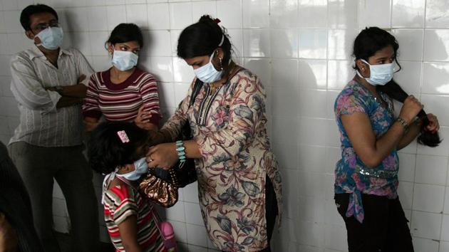 PCMC officials pointed out that higher number of positive cases in a one month was due to the wet conditions that prevailed throughout the month which inturn creates a favourable condition for the H1N1 virus. (HT REPRESENTATIVE PHOTO) PCMC officials pointed out that higher number of positive cases in a one month was due to the wet conditions that prevailed throughout the month which inturn creates a favourable condition for the H1N1 virus. (HT REPRESENTATIVE PHOTO)