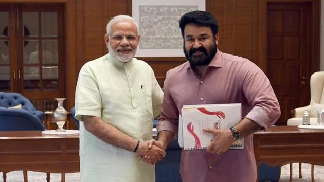 Sharing details of his meeting with Modi, Mohanlal said that he briefed the prime minister about ViswaSanthi Foundation and its multi-faceted social initiatives (Mohanlal/Twitter) Sharing details of his meeting with Modi, Mohanlal said that he briefed the prime minister about ViswaSanthi Foundation and its multi-faceted social initiatives (Mohanlal/Twitter)