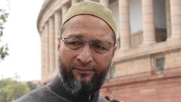 Asaduddin Owaisi during the budget session of Parliament in New Delhi on February 6. (Arvind Yadav/HT PHOTO) Asaduddin Owaisi during the budget session of Parliament in New Delhi on February 6. (Arvind Yadav/HT PHOTO)