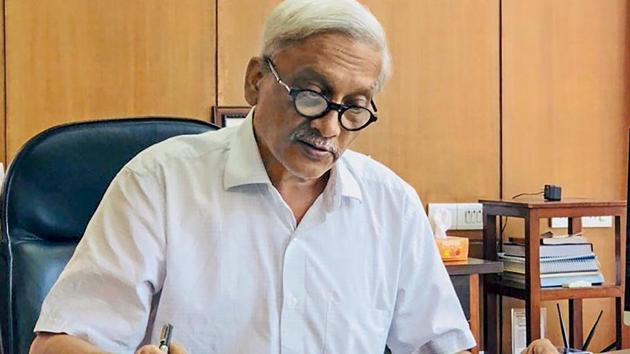 Goa chief minister Manohar Parrikar at Secretariat, in Porvorim on June 15. (PTI File Photo) Goa chief minister Manohar Parrikar at Secretariat, in Porvorim on June 15. (PTI File Photo)