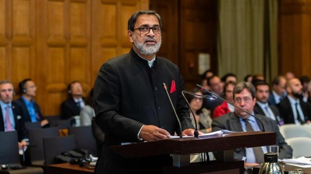 India’s Ambassador to the Netherlands Venu Rajamony (pictured) said at the International Court of Justice that historical facts and legal aspects confirm that sovereignty of the Chagos archipelago has been and continues to be with Mauritius. (ANI/Twitter) India’s Ambassador to the Netherlands Venu Rajamony (pictured) said at the International Court of Justice that historical facts and legal aspects confirm that sovereignty of the Chagos archipelago has been and continues to be with Mauritius. (ANI/Twitter)