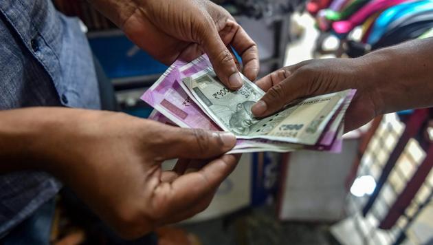 The domestic currency had lost 37 paise to end at a fresh lifetime low of 71.58 against the resurgent dollar Tuesday as persistent trade worries and macro concerns continued to proliferate. (PTI) The domestic currency had lost 37 paise to end at a fresh lifetime low of 71.58 against the resurgent dollar Tuesday as persistent trade worries and macro concerns continued to proliferate. (PTI)