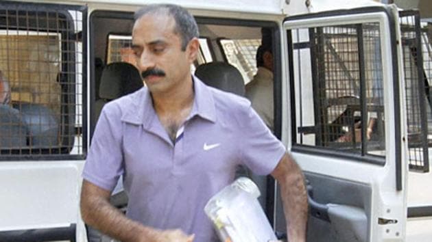 The Gujarat Police on Wednesday arrested former IPS officer Bhatt in connection with a 22-year-old case. (HT Fiel Photo) The Gujarat Police on Wednesday arrested former IPS officer Bhatt in connection with a 22-year-old case. (HT Fiel Photo)