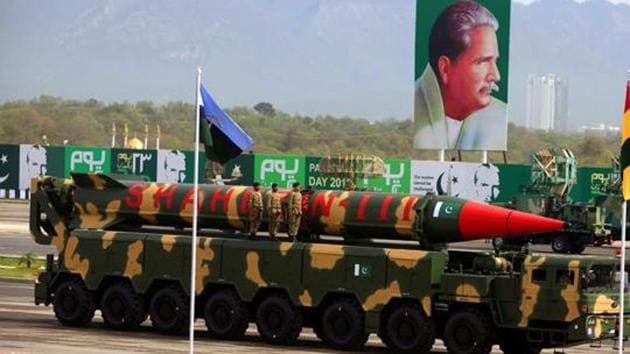 The Shaheen-III missile is displayed during the Pakistan Day parade in Islamabad, Pakistan, March 23, 2016. (REUTERS File Photo) The Shaheen-III missile is displayed during the Pakistan Day parade in Islamabad, Pakistan, March 23, 2016. (REUTERS File Photo)