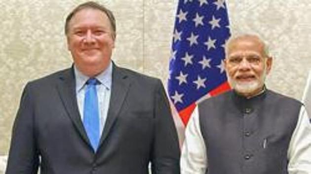 Prime Minister Narendra Modi meets the US Secretary of State, Michael R. Pompeo and the US Secretary of Defence, James Mattis, in New Delhi, Thursday, September 06, 2018. (PTI Photo) Prime Minister Narendra Modi meets the US Secretary of State, Michael R. Pompeo and the US Secretary of Defence, James Mattis, in New Delhi, Thursday, September 06, 2018. (PTI Photo)