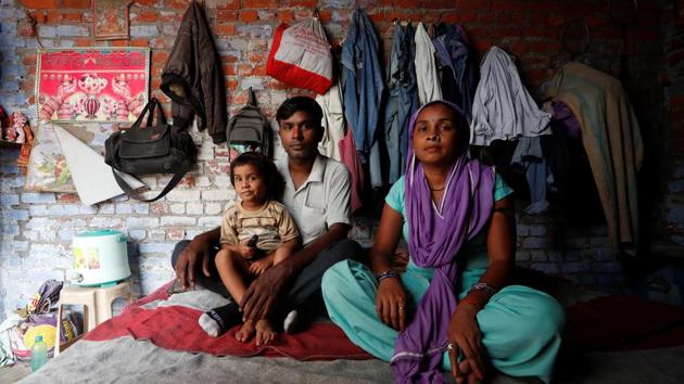 About 230,000 small businesses have closed down due to compliance and cash flow problems, leading to large-scale job losses, said Amarjit Kaur, national secretary of AITUC. “It’s a very bad phase for this industry. Many of my friends have left. Most of them have returned to their villages and some moved to different cities for jobs,” Ram Pratap said. (Adnan Abidi / REUTERS)