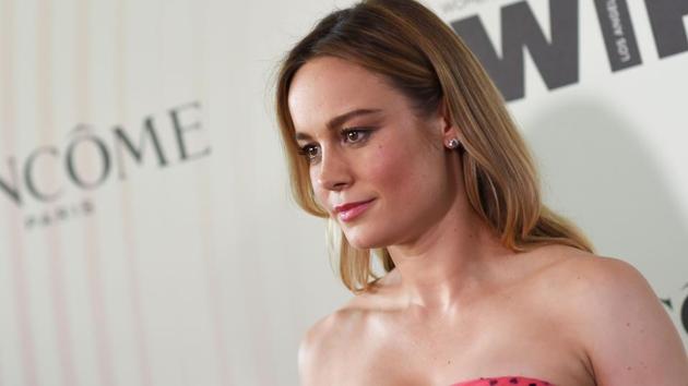 Brie Larson attends the 2018 Women in Film Crystal + Lucy Awards, at the Beverly Hilton hotel in Beverly Hills.(AFP)