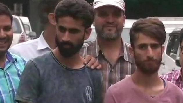 The two persons, hailing from Kashmir, was arrested near the Red Fort area on the intervening night of Thursday and Friday. (ANI Twitter) The two persons, hailing from Kashmir, was arrested near the Red Fort area on the intervening night of Thursday and Friday. (ANI Twitter)