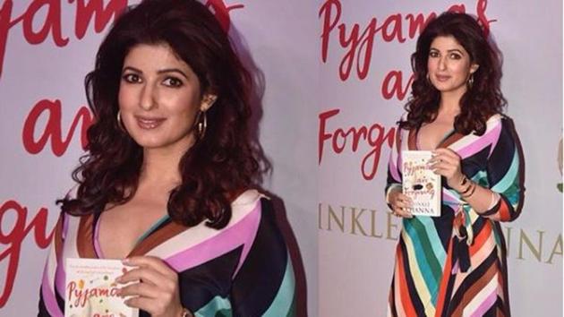 Twinkle Khanna at the launch of her new book Pyjamas Are Forgiving.(Viral Bhayani)