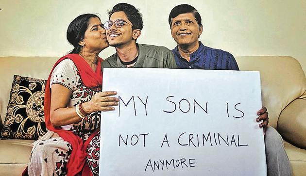 From knowing nothing about the LGBTQ community to spreading awareness to those around her, Arnab Nandy, 25, says his mother has come a long way.(HT Photo)