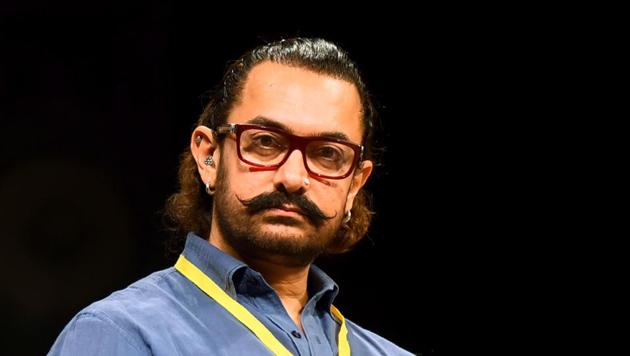 Bollywood actor Aamir Khan attends the 5th Indian Screenwriters Conference in Mumbai.(AFP)