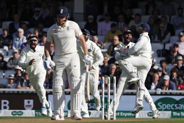 Ishant Sharma dismissed Jonny Bairstow for a duck as India staged a roaring comeback (AFP) 