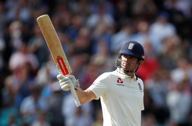 Cook notched up a gritty half-century and looked very promising (REUTERS) 