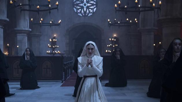 This image released by Warner Bros. Pictures shows Sandra Teles in a scene from The Nun.(AP)