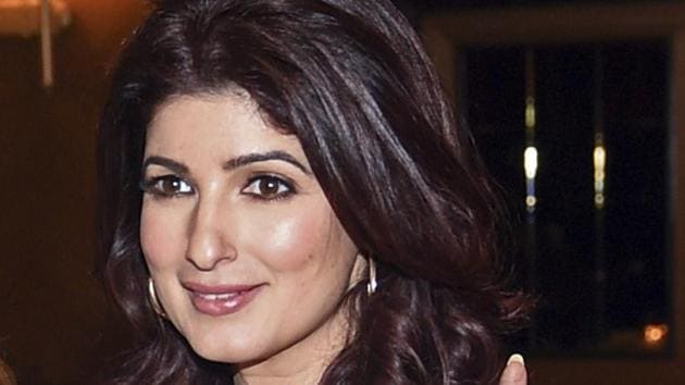 Twinkle Khanna at the launch event for her book Pyjamas are Forgiving.(PTI)