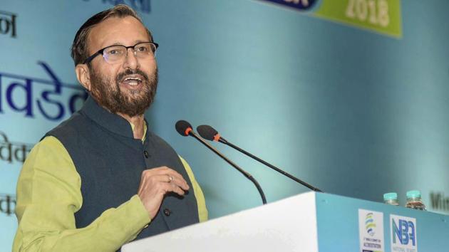 HRD Minister Prakash Javadekar speaks during the inauguration of 4th World Summit on Accreditation (WOSA-2018), organised by the National Board of Accreditation, in New Delhi, Saturday, Sept 8, 2018. (PTI) HRD Minister Prakash Javadekar speaks during the inauguration of 4th World Summit on Accreditation (WOSA-2018), organised by the National Board of Accreditation, in New Delhi, Saturday, Sept 8, 2018. (PTI)