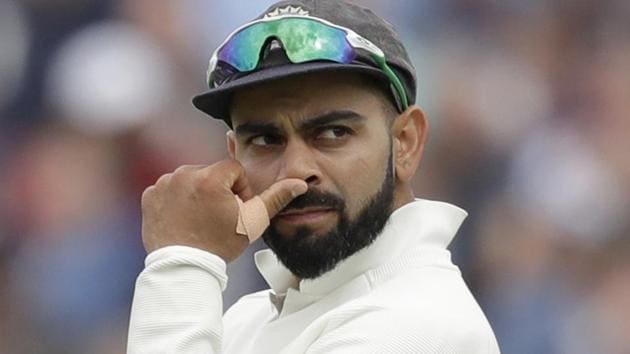 Virat Kohli in action during the fifth Test match between India and England at the Oval. (AP) Virat Kohli in action during the fifth Test match between India and England at the Oval. (AP)