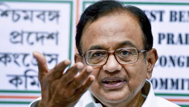 Senior Congress leader P Chidambaram addresses a press conference at Pradesh Congress office in Kolkata. (PTI Photo) Senior Congress leader P Chidambaram addresses a press conference at Pradesh Congress office in Kolkata. (PTI Photo)