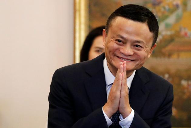 Alibaba founder Jack Ma gestures as he arrives for a meeting in Bangkok. (AFP File Photo) Alibaba founder Jack Ma gestures as he arrives for a meeting in Bangkok. (AFP File Photo)