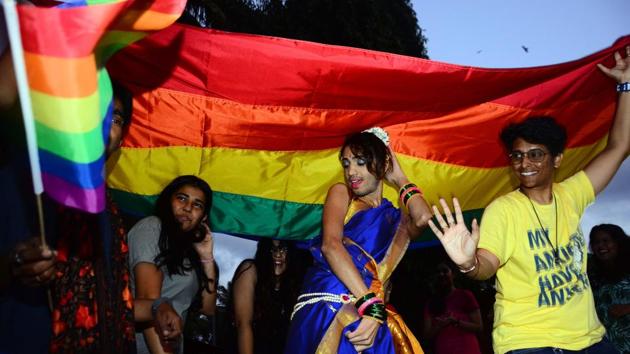 Members of the lesbian, gay, bisexual and transgender (LGBT) community in the city welcomed the Supreme Court judgement on Section 377, but said that they have a long way to go to get social acceptance and spread awareness about the community (SHANKAR NARAYAN/HT PHOTO) Members of the lesbian, gay, bisexual and transgender (LGBT) community in the city welcomed the Supreme Court judgement on Section 377, but said that they have a long way to go to get social acceptance and spread awareness about the community (SHANKAR NARAYAN/HT PHOTO)