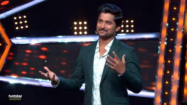 Nani on Sunday’s episode of Bigg Boss 2 Telugu.