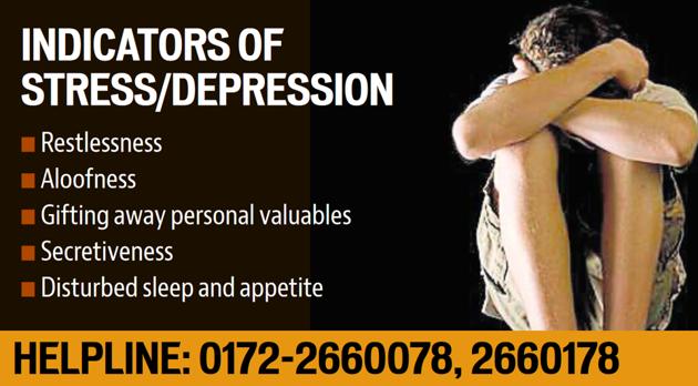 After 130 people committed suicide in 2003, the psychiatry department of GMCH-32 was designated as nodal centre for prevention of suicide and since then it is keeping a watch on the number and pattern of suicides in UT. (Getty Images) After 130 people committed suicide in 2003, the psychiatry department of GMCH-32 was designated as nodal centre for prevention of suicide and since then it is keeping a watch on the number and pattern of suicides in UT. (Getty Images)