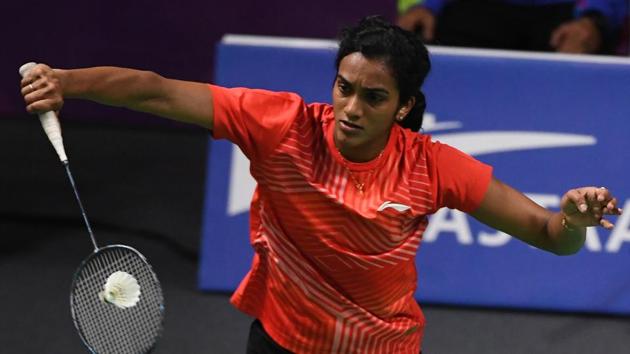 India’s V. Sindhu Pusarla hits a return against Taiwan’s Tai Tzuying in their women's singles final badminton match at the 2018 Asian Games in Jakarta on August 28, 2018. (AFP) India’s V. Sindhu Pusarla hits a return against Taiwan’s Tai Tzuying in their women's singles final badminton match at the 2018 Asian Games in Jakarta on August 28, 2018. (AFP)
